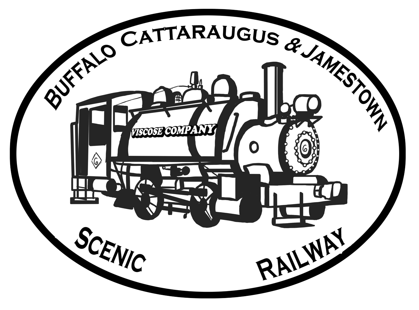 Buffalo Cattaraugus & Jamestown Scenic Railway logo